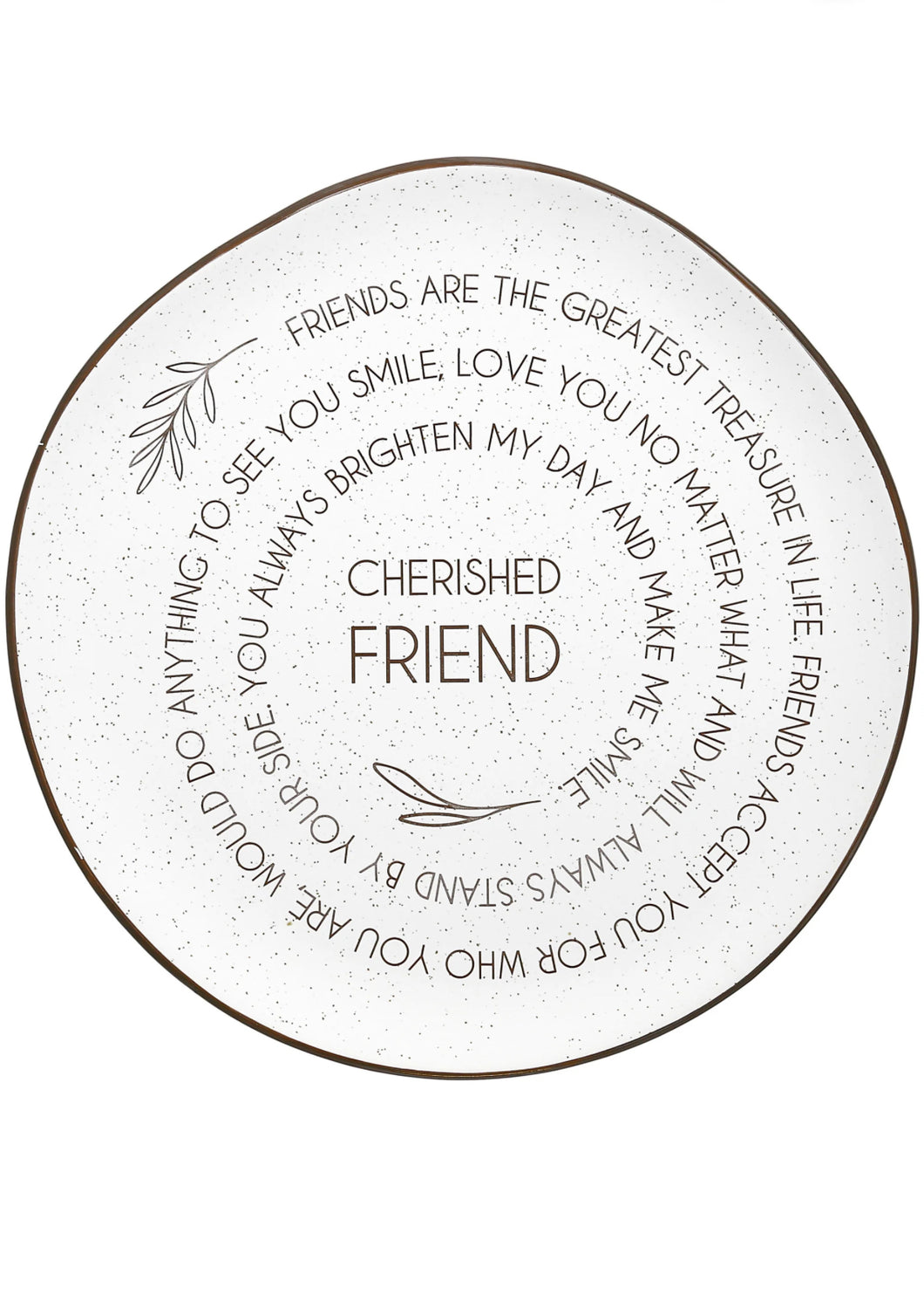 Cherished Friend Plate