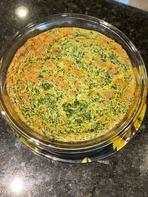 Spinach Soufflé for 2