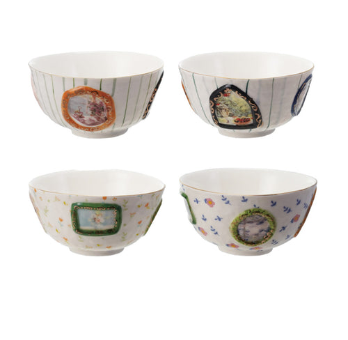 Embossed Hand Painted Bowls