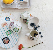 Load image into Gallery viewer, Embossed Hand Painted Bowls