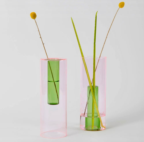 Reversible Glass Vase