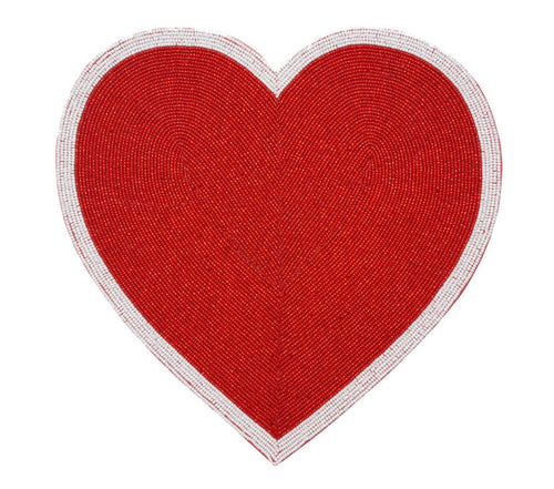 Red Heart Placemat - Set of 4