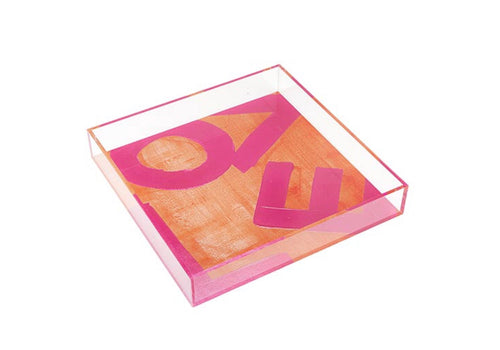 Lucite Love Tray