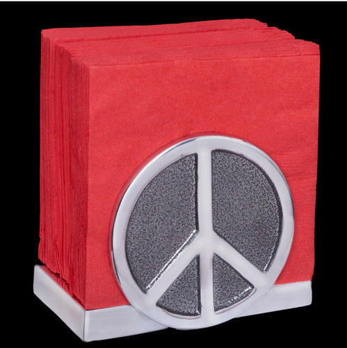 Happy Nappy Napkin Holder - Peace