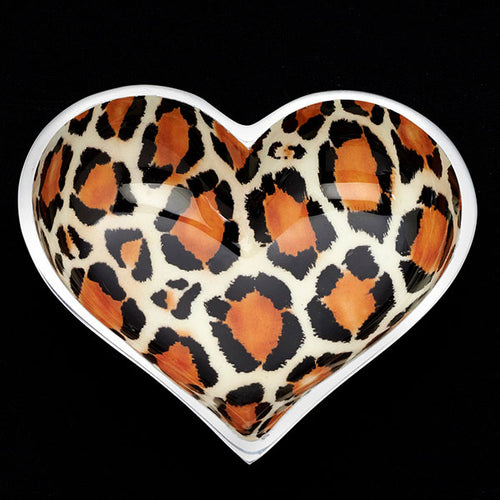 Lil Leopard Heart with Heart Spoon