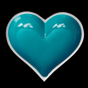 Lil Aqua Heart with Heart Spoon