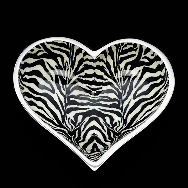 Lil Zebra Heart with Heart Spoon