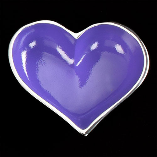 Lil Purple Heart with Heart Spoon
