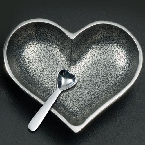 Lil Silver Heart with Heart Spoon