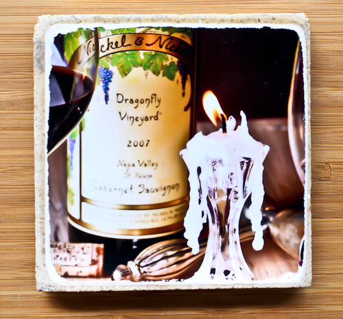 Nickel Dragonfly Coaster