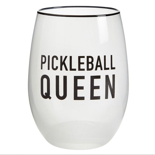 Pickleball Queen Glass
