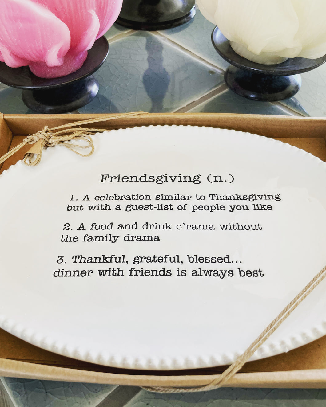 Friendsgiving Plate